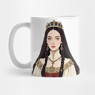 Regal Queen of the Medieval Era Mug